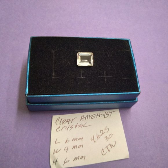 Clear Amethyst Crystal Natural Gemstone Brazilian - Picture 3 of 7